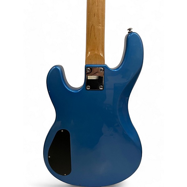 Used Slammer stinger Blue Electric Bass Guitar