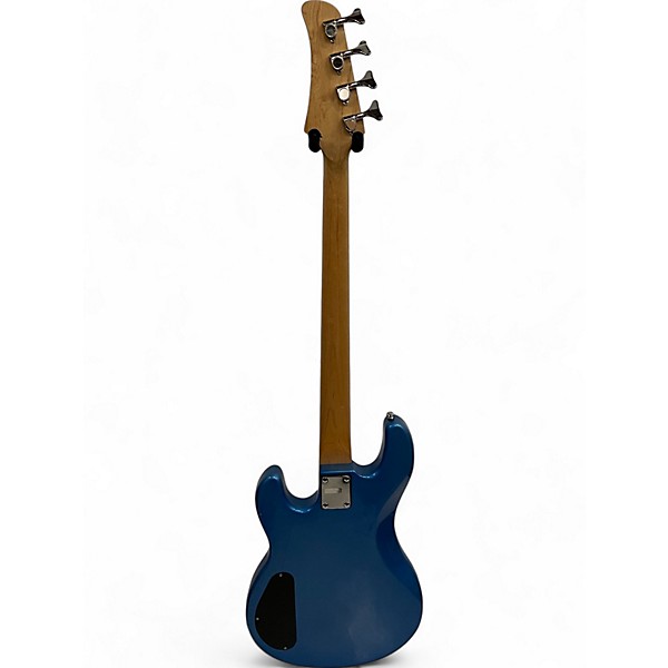 Used Slammer stinger Blue Electric Bass Guitar