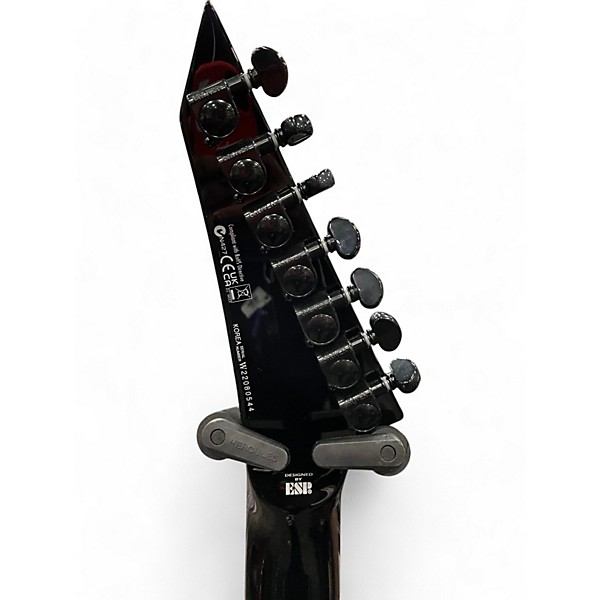 Used 2023 ESP LTD MH1007 Black and White Solid Body Electric Guitar