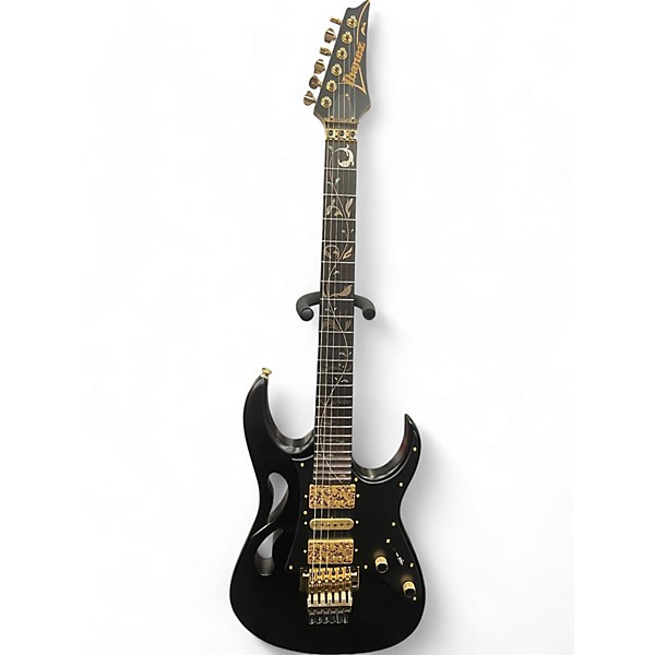 Used Ibanez PIA3761 STEVE VAI SIGNATURE Black Onyx Solid Body Electric Guitar