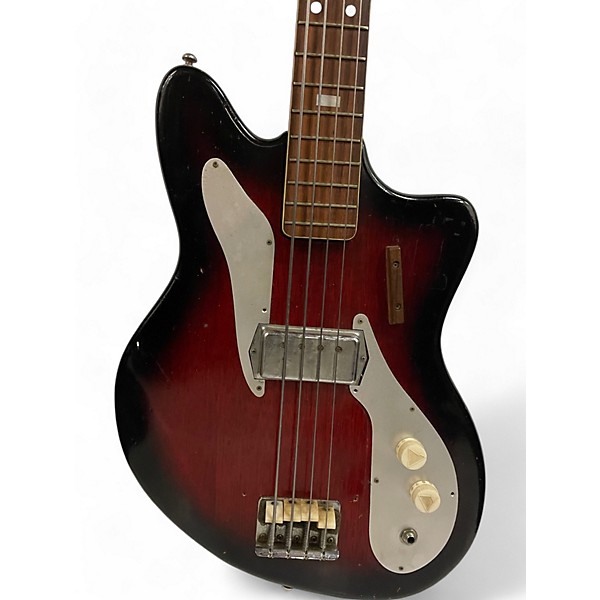 Vintage 1960s Kent newport 528 Sunburst Electric Bass Guitar