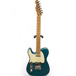 Used 2015 Fender Standard telecaster left handed Blue Electric Guitar