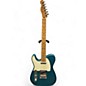 Used 2015 Fender Standard telecaster left handed Blue Electric Guitar thumbnail