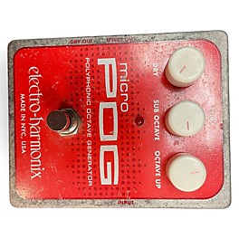 Used Electro-Harmonix Micro Pog Polyphonic Octave Generator Effect Pedal