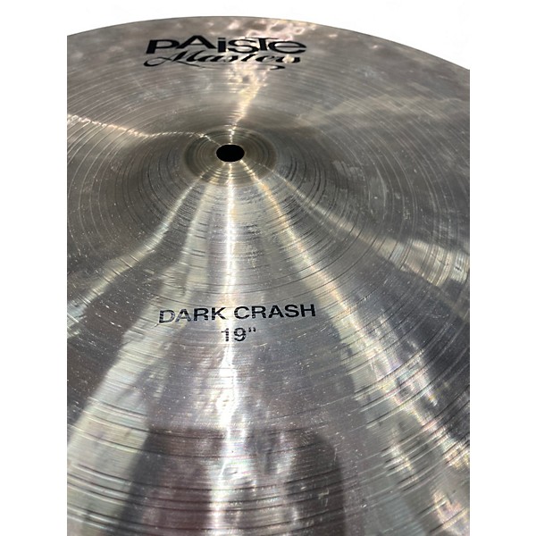 Used Paiste 19in MASTERS DARK CRASH Cymbal