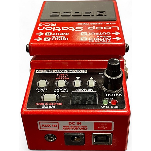 Used BOSS RC3 Loop Station Pedal