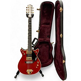 Used 2022 Gretsch Guitars G6131-MY Malcolm Young Signature Jet Vintage Firebird Red Solid Body Electric Guitar