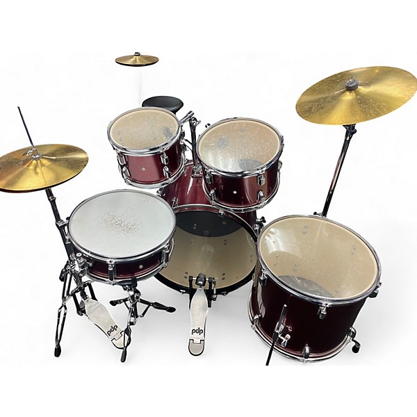 Used PDP by DW 5 Piece encore Ruby Drum Kit