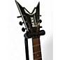 Used Dean Dime Razorback V Black and Silver Solid Body Electric Guitar