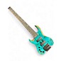 Used Kiesel Vader 6 USA Headless Aqua Electric Bass Guitar