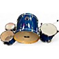Used Ludwig 4 Piece Element Evolution Maple Ocean Blue Drum Kit thumbnail