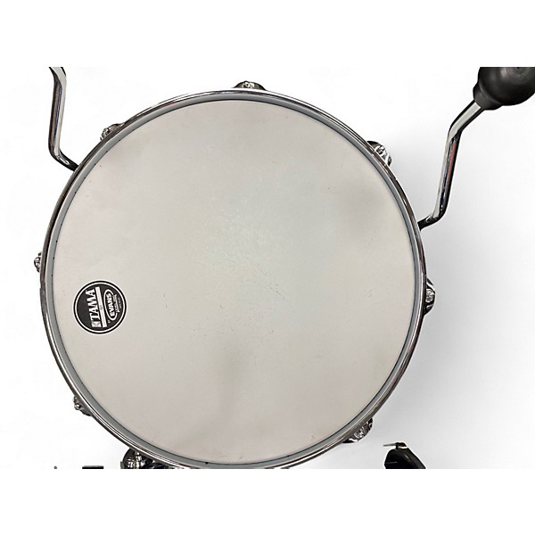 Used Ludwig 4 Piece Element Evolution Maple Ocean Blue Drum Kit