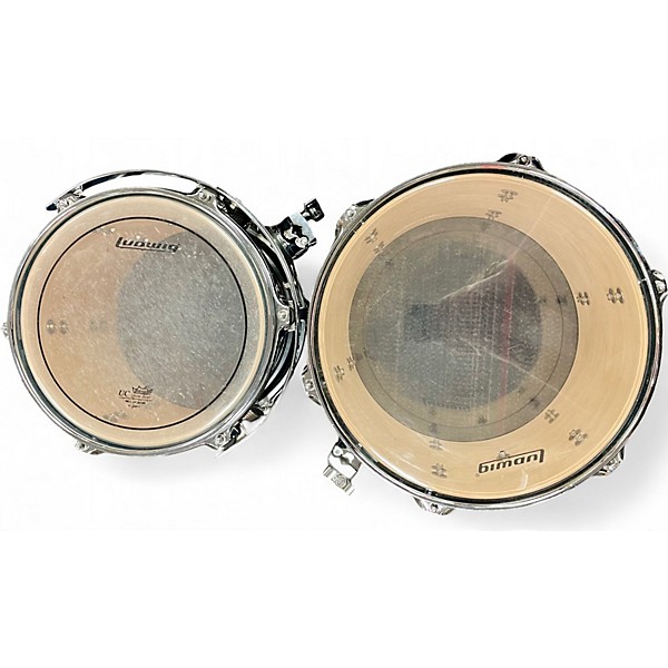 Used Ludwig 4 Piece Element Evolution Maple Ocean Blue Drum Kit