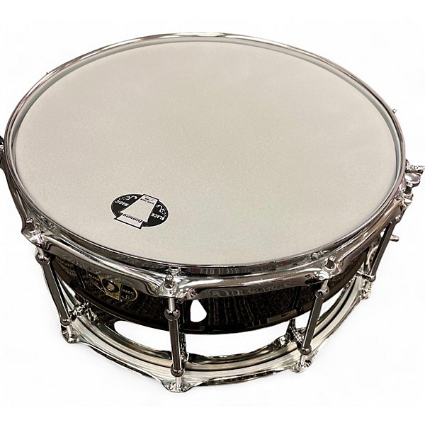 Used Ludwig 6.5X14 Black Magic Snare Nickel Steel Drum