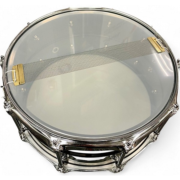 Used Ludwig 6.5X14 Black Magic Snare Nickel Steel Drum