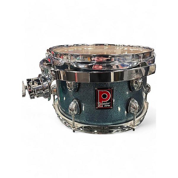 Used Premier 4 Piece artist club 100 blue sparkle Drum Kit