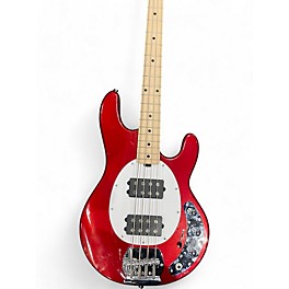 Used Sterling by Music Man Sub 4 Candy Apple Red Electric Bass Guitar