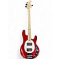 Used Sterling by Music Man Sub 4 Candy Apple Red Electric Bass Guitar