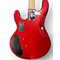 Used Sterling by Music Man Sub 4 Candy Apple Red Electric Bass Guitar