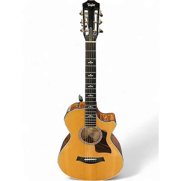 Used Taylor 612CE V-Class Natural Acoustic Electric Guitar