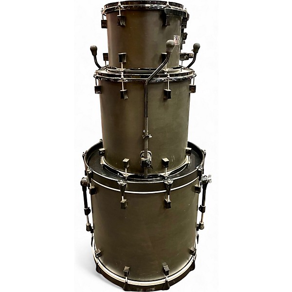 Used Pork Pie 3 Piece Little Squealer 3 Piece Black Stain Drum Kit