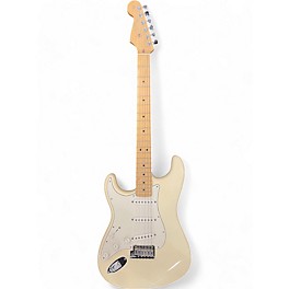 Used 2006 Fender 60th Anniversary Stratocaster Left Handed Olympic White Solid Body Electric Guitar