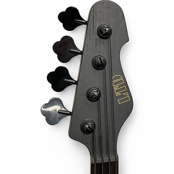 Used ESP LTD Orion-4 Signature Black Glass Black Electric Bass Guitar