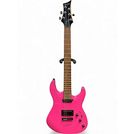 Used Mitchell MD200 Pink Solid Body Electric Guitar