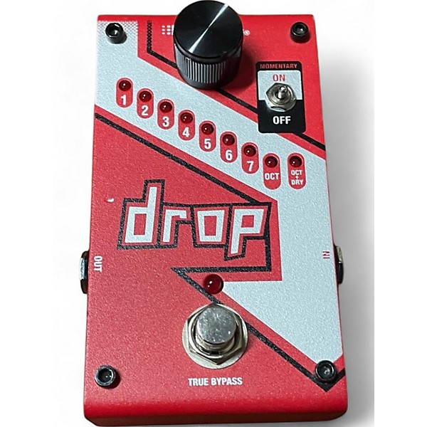 Used DigiTech The Drop Polyphonic Drop Tune Pitch-Shifter Effect Pedal