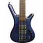 Used 2006 Warwick Corvette Double Buck 5 String Ocean Blue Electric Bass Guitar