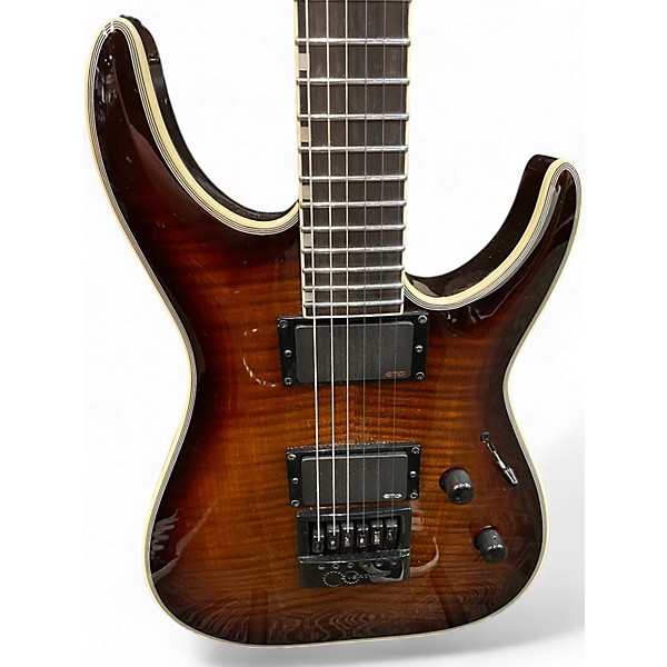 Used ESP LTD MH1000ET Brown Sunburst Solid Body Electric Guitar