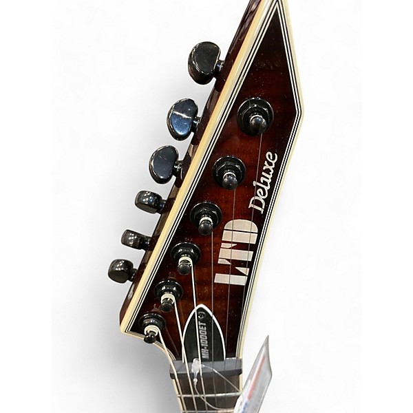 Used ESP LTD MH1000ET Brown Sunburst Solid Body Electric Guitar