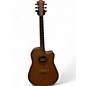 Used Lag Guitars tramontane L170DCE Natural Acoustic Electric Guitar thumbnail