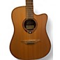 Used Lag Guitars tramontane L170DCE Natural Acoustic Electric Guitar