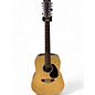 Used Martin DX2E NATURAL 12 String Acoustic Electric Guitar thumbnail