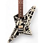 Used EVH Striped Series Star Black and White Solid Body Electric Guitar