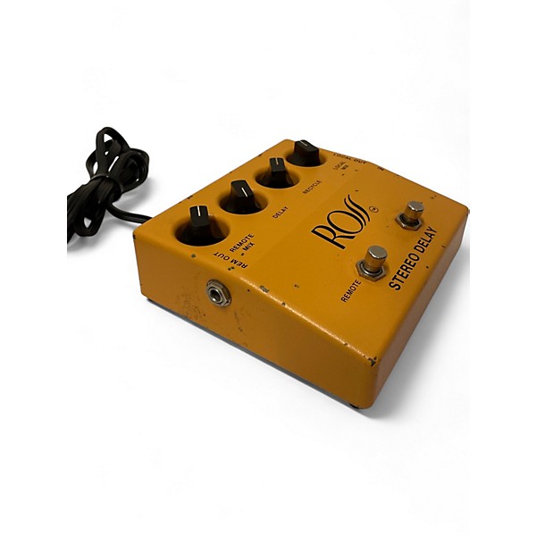 Vintage 1970 ROSS Electronics STEREO DELAY Effect Pedal