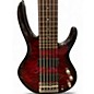 Used Hohner B Bass 6Q Red Electric Bass Guitar