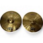 Used MEINL 13in HCS Hi Hat Pair Cymbal thumbnail