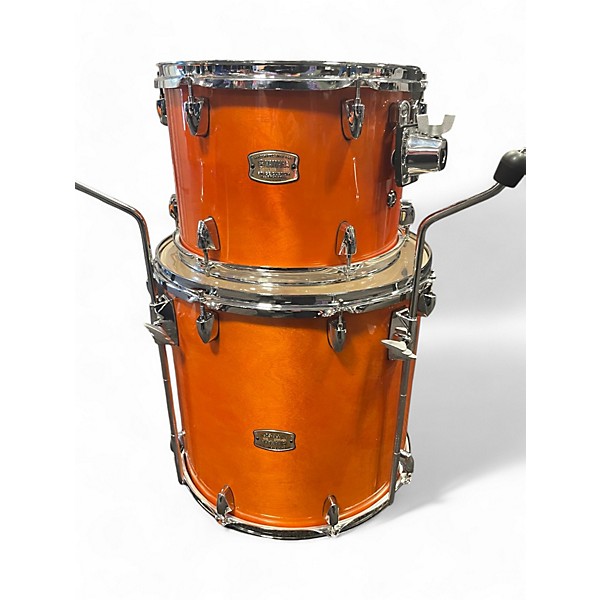 Used Yamaha 3 Piece Stage Custom Orange Drum Kit