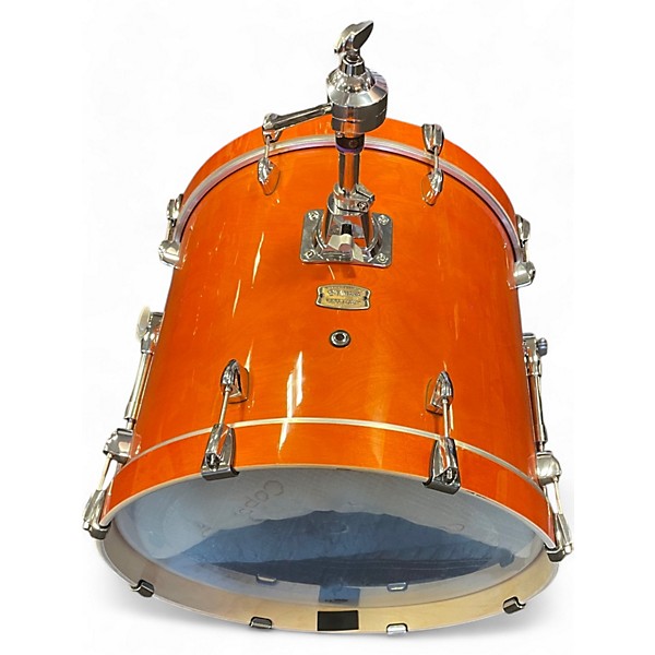 Used Yamaha 3 Piece Stage Custom Orange Drum Kit