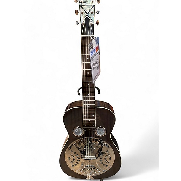 Used Regal RD52 Lightning Square Neck Walnut Resonator Guitar