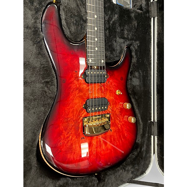 Used 2021 Ernie Ball Music Man Jason Richardson Signature Cutlass Rorschach Red Solid Body Electric Guitar