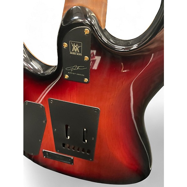 Used 2021 Ernie Ball Music Man Jason Richardson Signature Cutlass Rorschach Red Solid Body Electric Guitar