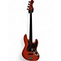 Used Modern Vintage MVJ4 Orange Electric Bass Guitar thumbnail