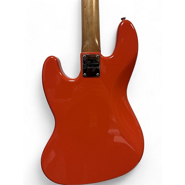 Used Modern Vintage MVJ4 Orange Electric Bass Guitar