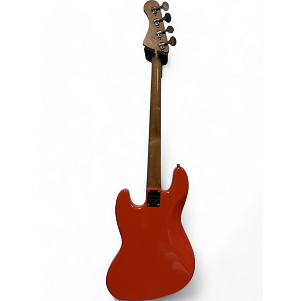 Used Modern Vintage MVJ4 Orange Electric Bass Guitar