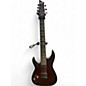 Used Schecter Guitar Research Omen Elite 7 Left-Handed Black Cherry Solid Body Electric Guitar thumbnail