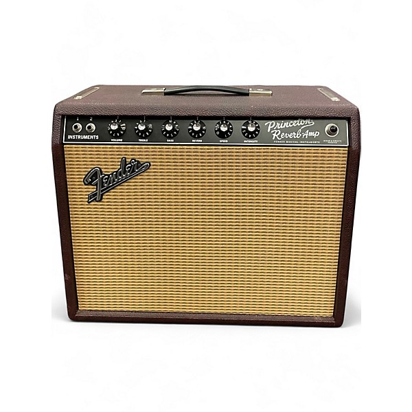 Used Fender 65 Princeton Reverb 1x10 15W Tube Guitar Combo Amp