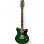 Used Yamaha REVSTAR Green Solid Body Electric Guitar